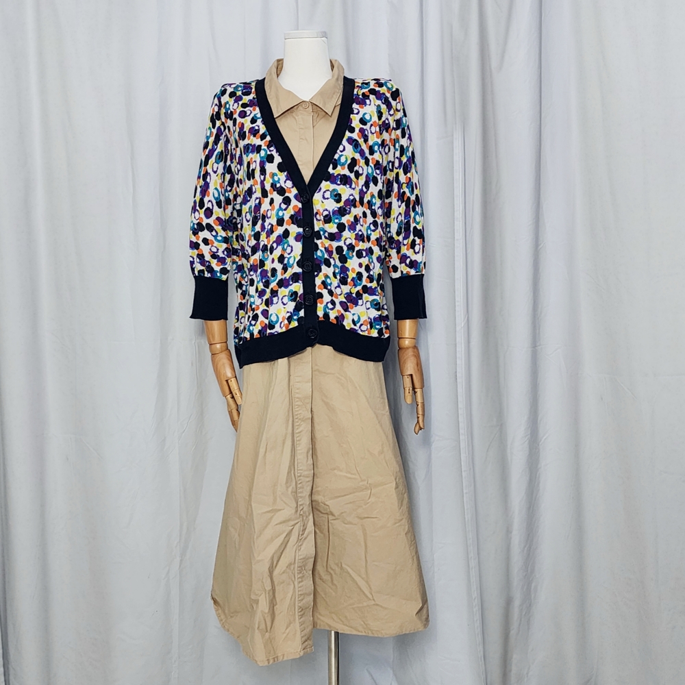 Lane Bryant Colorful Patterned Cardigan